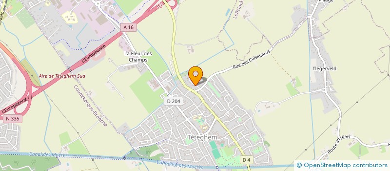 localisation de l'entreprise MONSIEUR FRANCOIS CABOCHE  TETEGHEM-COUDEKERQUE-VILLAGE
