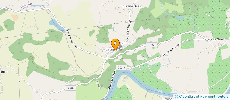 localisation de l'entreprise MONSIEUR FRANCOIS CADEILLAN  LAPARADE