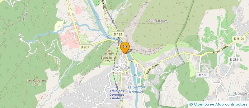 localisation de l'entreprise MONSIEUR FRANCOIS CADERT à ANDUZE