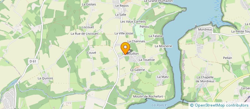 localisation de l'entreprise MONSIEUR FRANCOIS CADOREL  PLOUER-SUR-RANCE