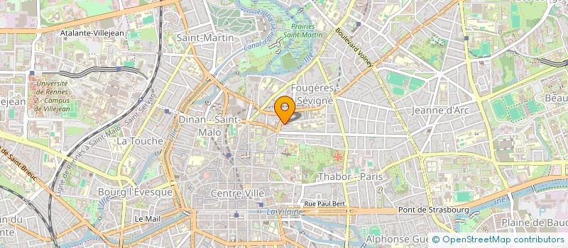 localisation de l'entreprise MONSIEUR FRANCOIS CADRE  RENNES