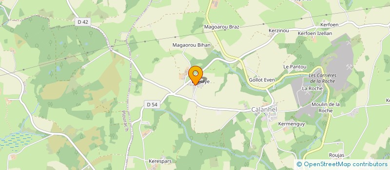 localisation de l'entreprise MONSIEUR FRANCOIS CAIGNARD à CALANHEL