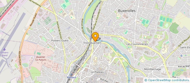 localisation de l'entreprise MONSIEUR FRANCOIS CAILLAUD à POITIERS