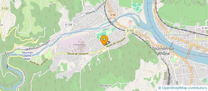 localisation de l'entreprise MONSIEUR FRANCOIS CAILLET à TOURNON-SUR-RHONE