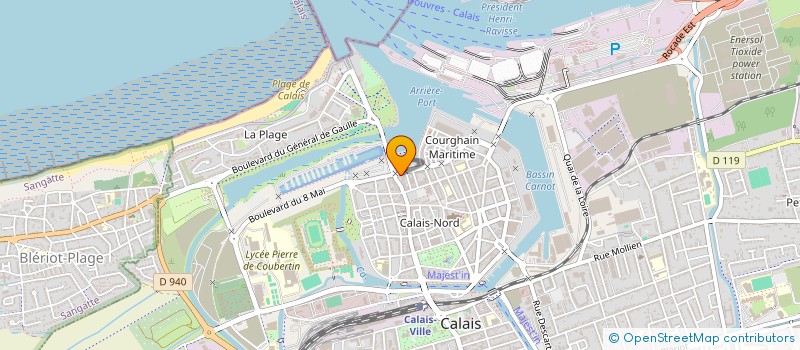 localisation de l'entreprise MONSIEUR FRANCOIS CALBET  CALAIS