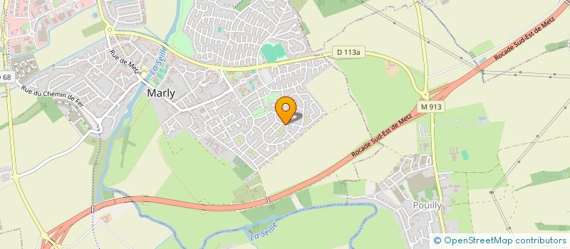 localisation de l'entreprise MONSIEUR FRANCOIS CALIXTE  POUILLY