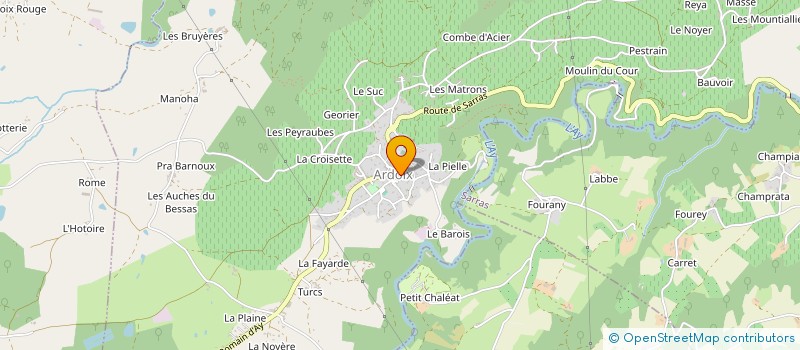 localisation de l'entreprise MONSIEUR FRANCOIS CALIZZANO à ARDOIX