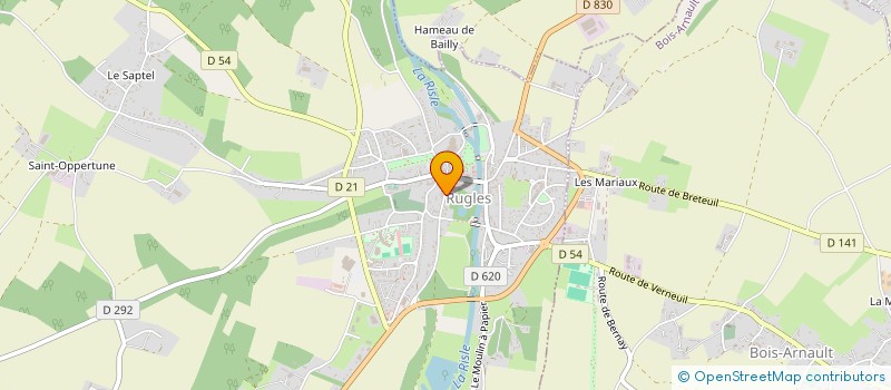 localisation de l'entreprise MONSIEUR FRANCOIS CALLIAT  RUGLES