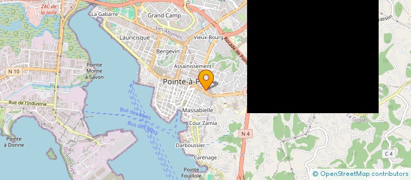 localisation de l'entreprise MONSIEUR FRANCOIS CALOMER à POINTE-A-PITRE