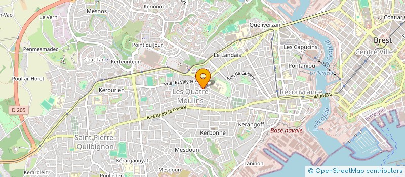 localisation de l'entreprise MONSIEUR FRANCOIS CALONE à BREST