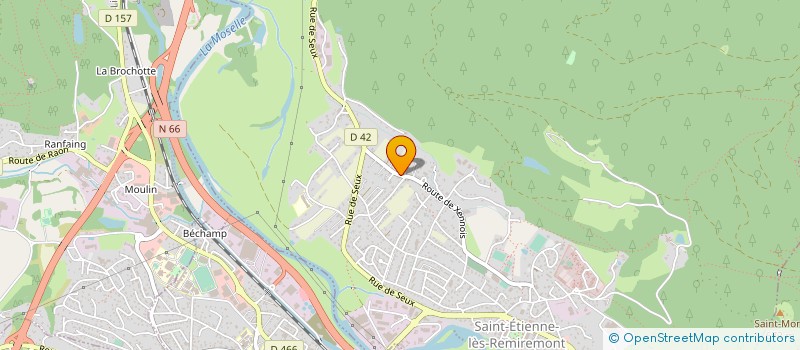 localisation de l'entreprise MONSIEUR FRANCOIS CALSIS  SAINT-ETIENNE-LES-REMIREMONT