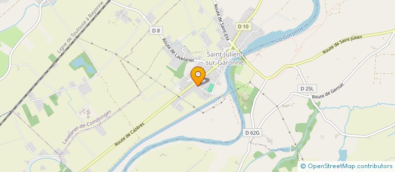 localisation de l'entreprise MONSIEUR FRANCOIS CALVET  SAINT-JULIEN-SUR-GARONNE