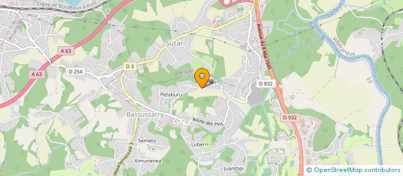 localisation de l'entreprise MONSIEUR FRANCOIS CAMBOULIVES  BASSUSSARRY