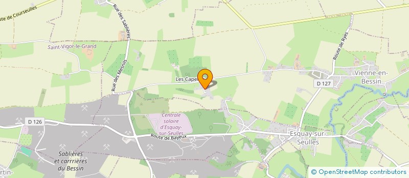 localisation de l'entreprise MONSIEUR FRANCOIS-CAMILLE FAUVEL  VIENNE-EN-BESSIN