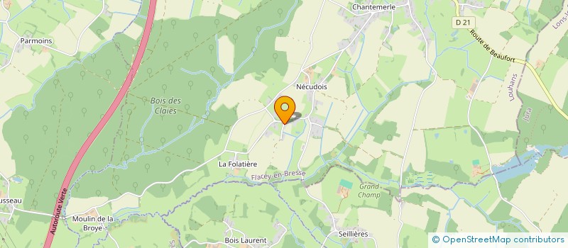 localisation de l'entreprise MONSIEUR FRANCOIS CAMUSET  FLACEY-EN-BRESSE