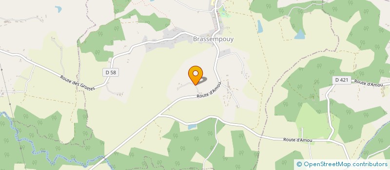 localisation de l'entreprise MONSIEUR FRANCOIS CANDESSOUSSENS  BRASSEMPOUY