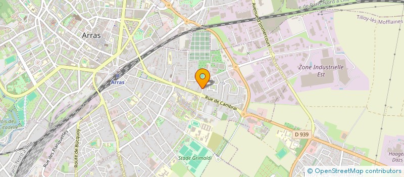 localisation de l'entreprise MONSIEUR FRANCOIS CANFIN à ARRAS