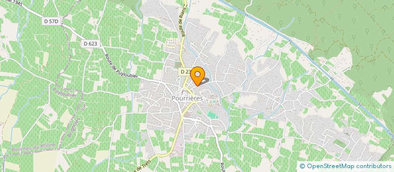 localisation de l'entreprise MONSIEUR FRANCOIS CANGELOSI  POURRIERES