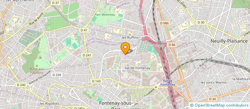localisation de l'entreprise MONSIEUR FRANCOIS CANNIZZO à FONTENAY-SOUS-BOIS