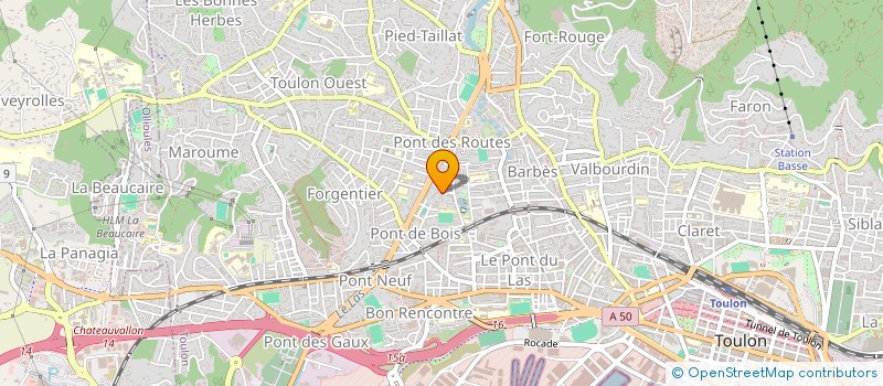localisation de l'entreprise MONSIEUR FRANCOIS CANO à TOULON