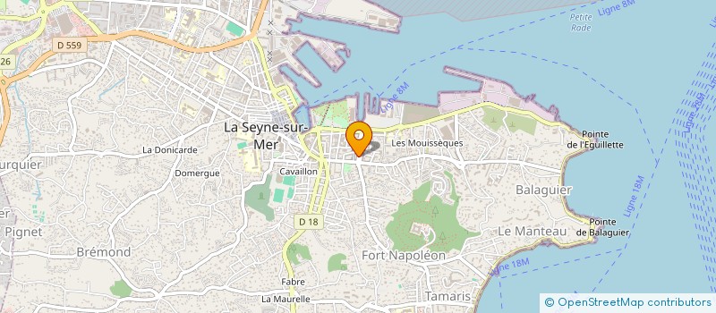 localisation de l'entreprise MONSIEUR FRANCOIS CANO à LA SEYNE-SUR-MER
