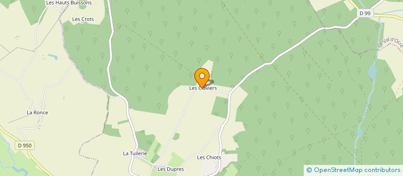 localisation de l'entreprise MONSIEUR FRANCOIS CANTENEUR  VILLIERS ST BENOIT