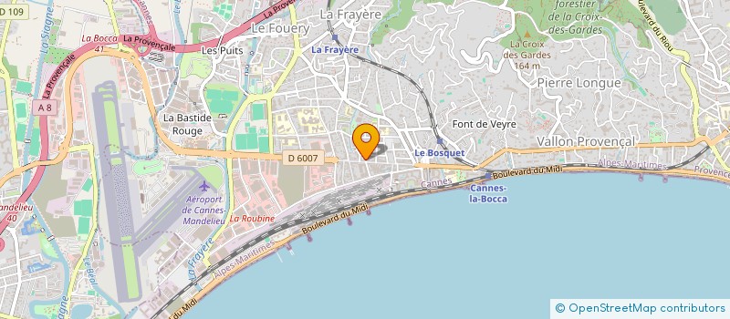 localisation de l'entreprise MONSIEUR FRANCOIS CARATTI à CANNES