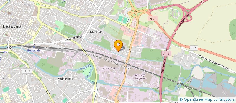 localisation de l'entreprise MONSIEUR FRANCOIS CARCAS  BEAUVAIS