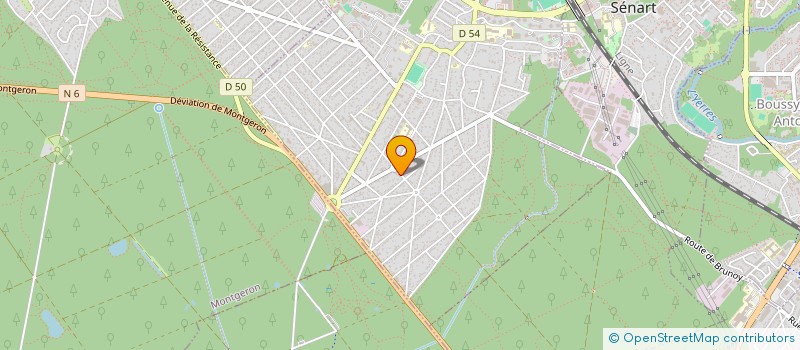 localisation de l'entreprise MONSIEUR FRANCOIS CARENOU  BRUNOY