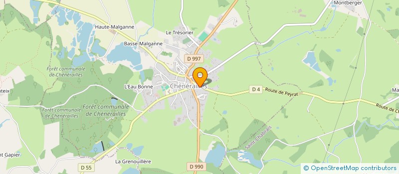 localisation de l'entreprise MONSIEUR FRANCOIS CARLE à CHENERAILLES