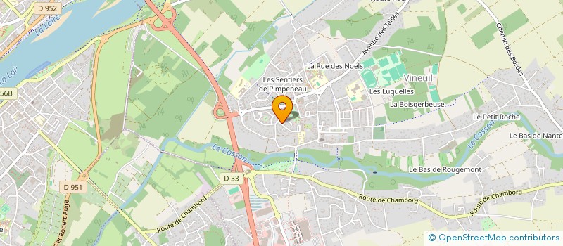 localisation de l'entreprise MONSIEUR FRANCOIS CARLIER  VINEUIL