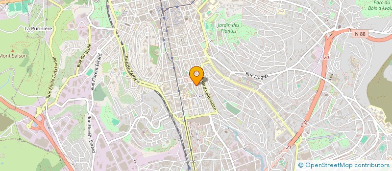 localisation de l'entreprise MONSIEUR FRANCOIS CARLOT  SAINT-ETIENNE