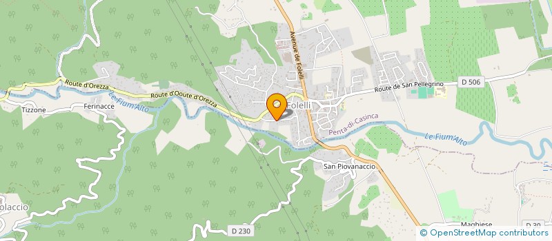 localisation de l'entreprise MONSIEUR FRANCOIS CARLOTTI à PENTA-DI-CASINCA