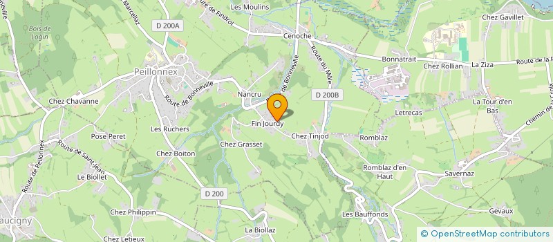 localisation de l'entreprise MONSIEUR FRANCOIS CARME  PEILLONNEX