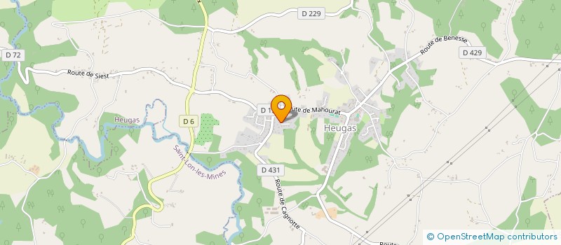 localisation de l'entreprise MONSIEUR FRANCOIS CARMONA  HEUGAS