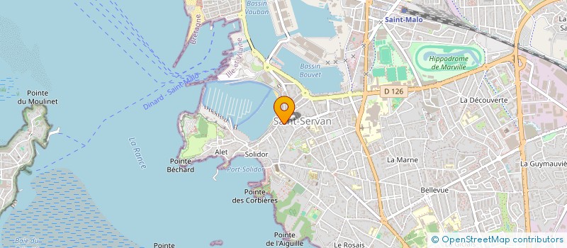 localisation de l'entreprise MONSIEUR FRANCOIS CARPENTIER à SAINT-MALO