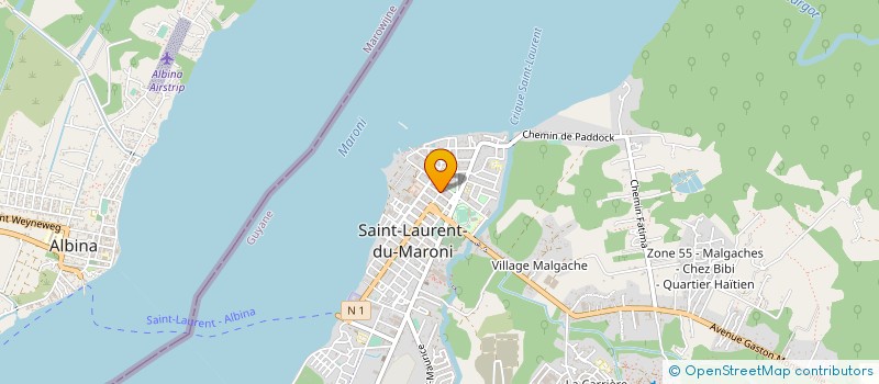 localisation de l'entreprise MONSIEUR FRANCOIS CARRATALA à SAINT-LAURENT-DU-MARONI