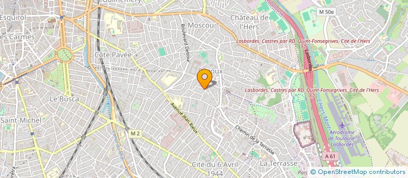 localisation de l'entreprise MONSIEUR FRANCOIS CARRAUD  TOULOUSE