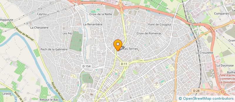localisation de l'entreprise MONSIEUR FRANCOIS CARRENO  BEZIERS