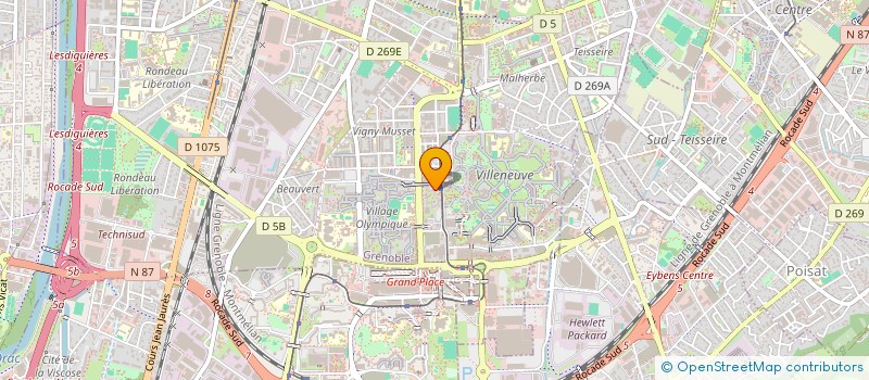 localisation de l'entreprise MONSIEUR FRANCOIS CARRIER à GRENOBLE