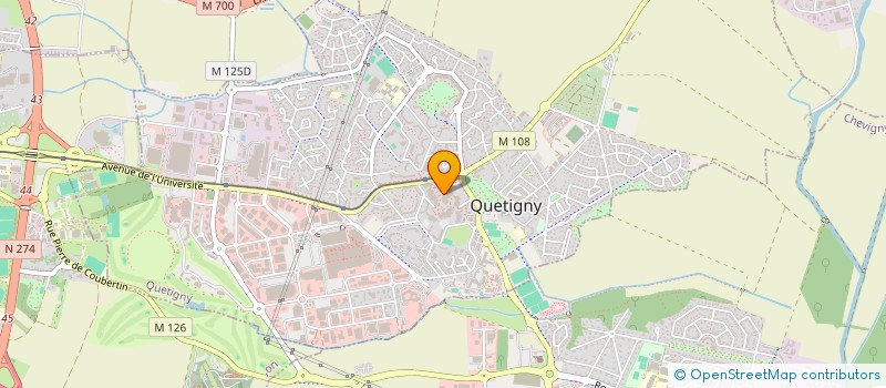 localisation de l'entreprise MONSIEUR FRANCOIS CARRON à QUETIGNY