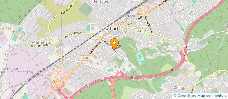 localisation de l'entreprise MONSIEUR FRANCOIS CARTOLANO à FORBACH