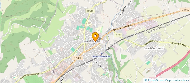 localisation de l'entreprise MONSIEUR FRANCOIS CARUANO  SAINT-MARCELLIN