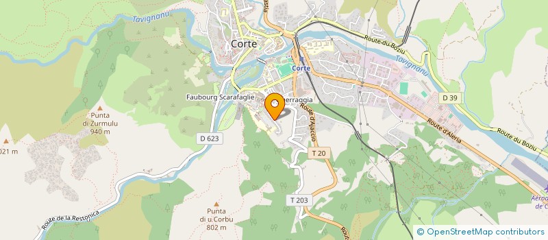 localisation de l'entreprise MONSIEUR FRANCOIS CASABIANCA à CORTE