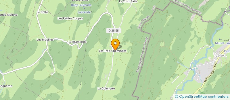 localisation de l'entreprise MONSIEUR FRANCOIS CASAGRANDE  BELLECOMBE