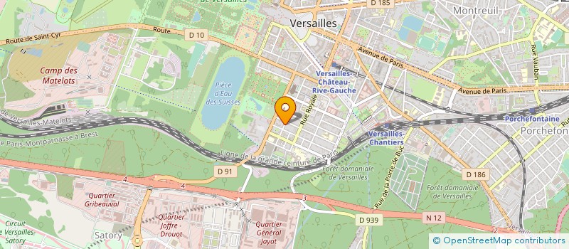 localisation de l'entreprise MONSIEUR FRANCOIS CASANOVA à VERSAILLES