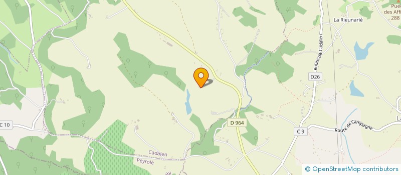 localisation de l'entreprise MONSIEUR FRANCOIS CASELLAS  CADALEN