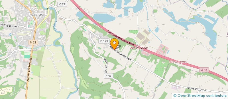 localisation de l'entreprise MONSIEUR FRANCOIS CASSAN  LAYRAC