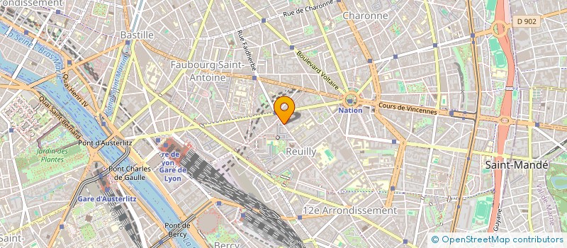 localisation de l'entreprise MONSIEUR FRANCOIS CASSAN  PARIS