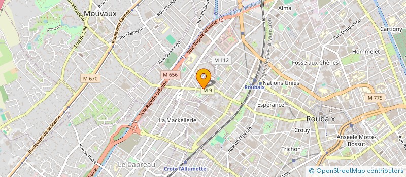 localisation de l'entreprise MONSIEUR FRANCOIS CASSEZ  TOURCOING